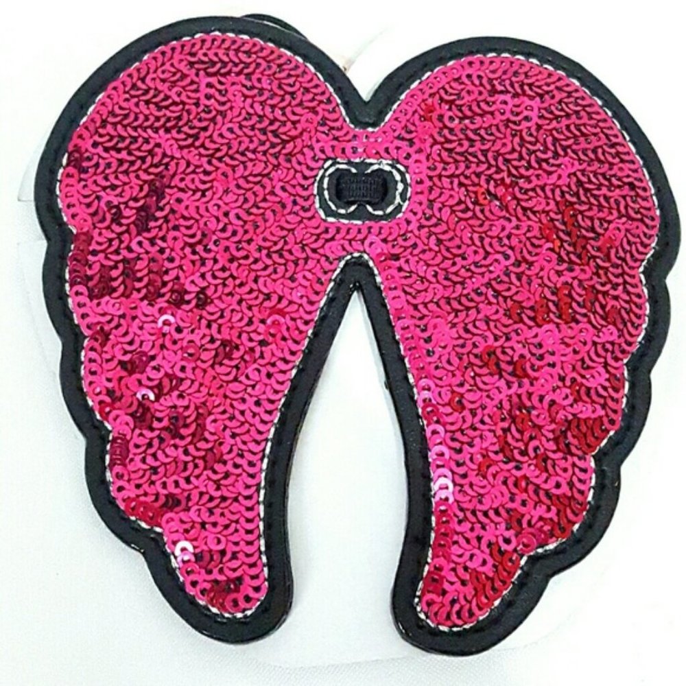 Victoria's Secret Angel Wings Hair Tie Pink Sequins - Picture 1 of 4